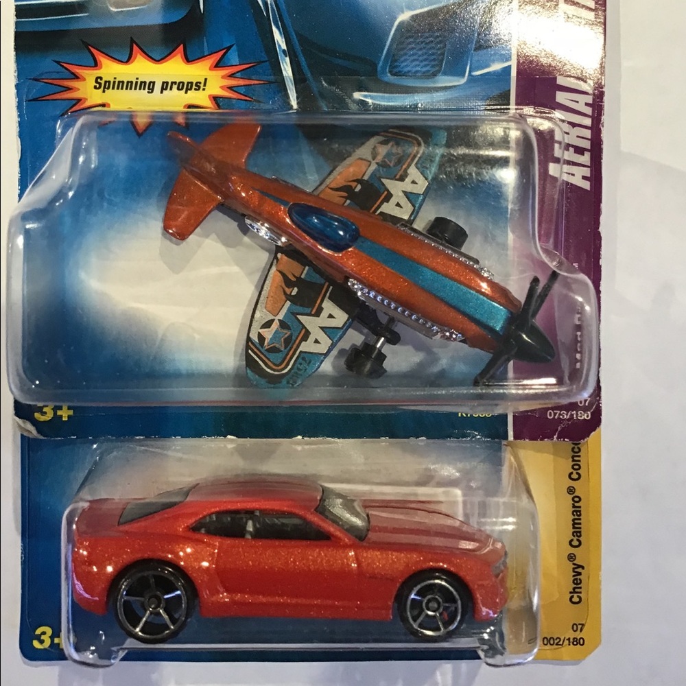 Hot wheels car & plane! Orange power! With a free Orange F-100 truck 🍊